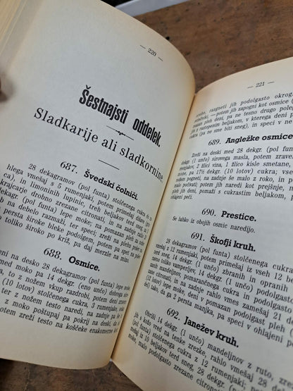 Kuharska knjiga SLOVENSKA KUHARICA replika