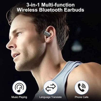 Bluetooth slušalke za prevajanje z umetno inteligenco, v realnem času v 144 jezikov, Brezžične