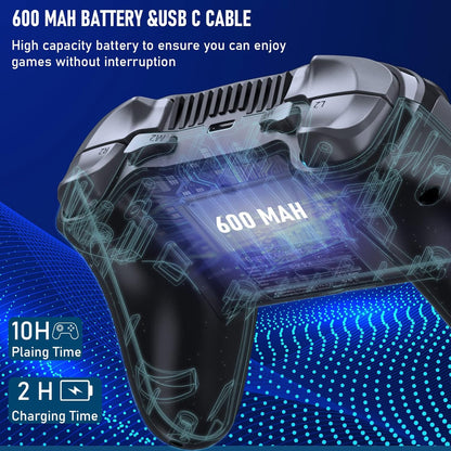 Brezžični kontroler Switch za Switch/OLED/Lite, s programabilnimi gumbi/žiroskopom/nastavljivimi vibracijami/turbo/budilko, za več platform, podpira Android/iOS