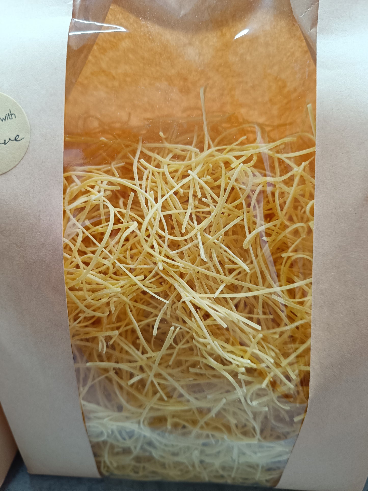 Jajčne testenine-rezanci veliki